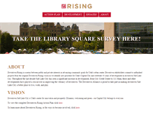 Tablet Screenshot of downtownrising.com